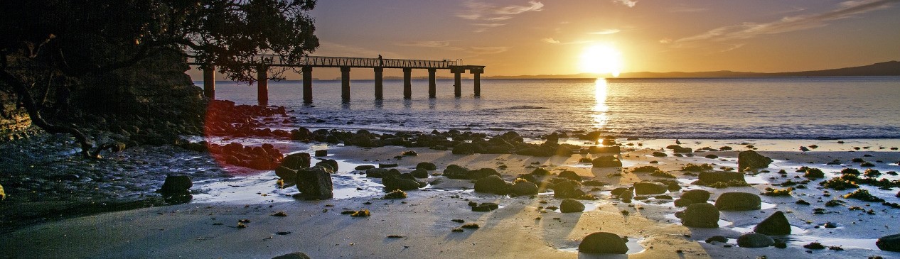 Sonnenuntergang am Strand